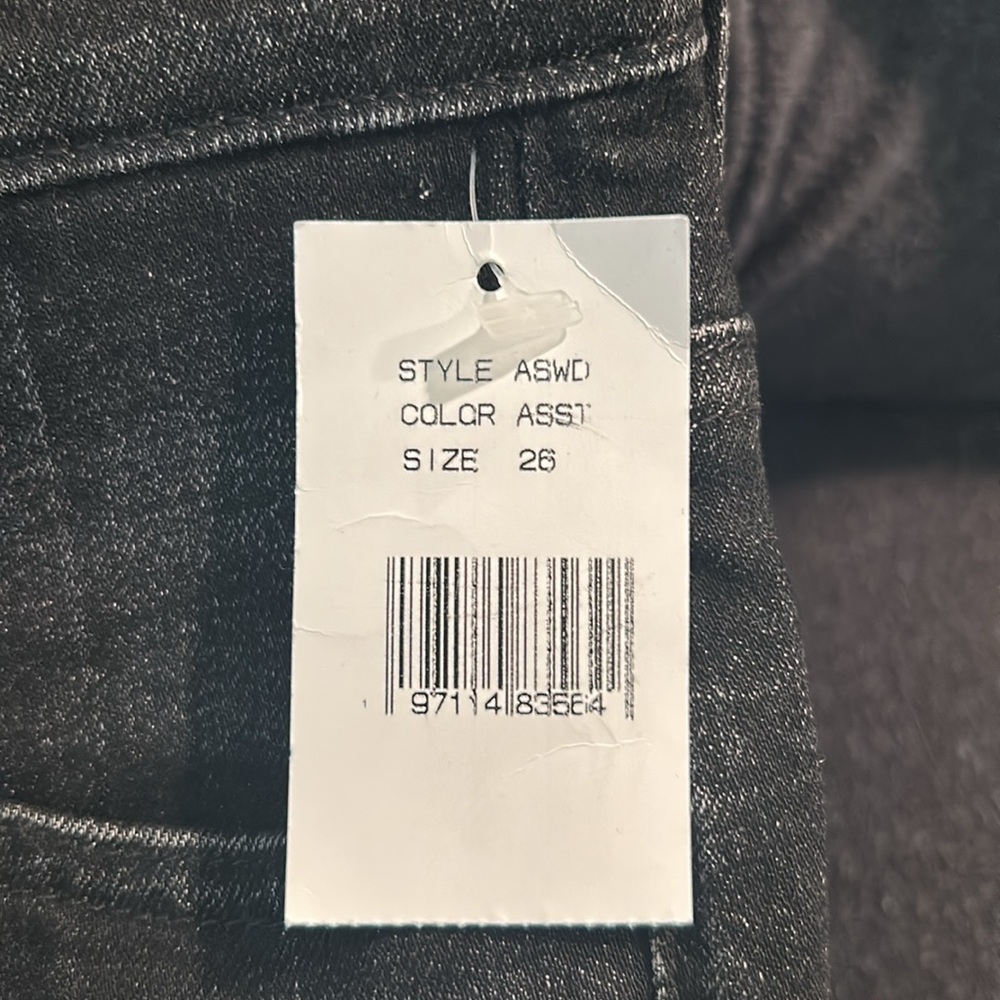 AG Adriano Goldschmied “The Isabelle” High-rise Straight Leg Crop Jeans, 26, NWT - Picture 12 of 12